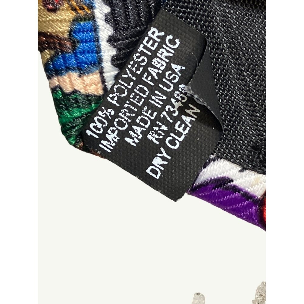 Looney Tunes Postage Stamp Collection Men's Necktie Tweety Bird Roadrunner - Picture 9 of 9